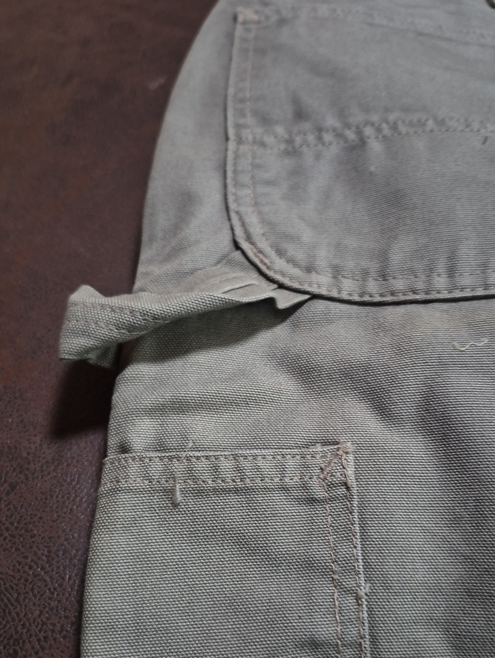New Without Tags Carhartt Men's Work Jeans in Light Olive/Gray. 48x30